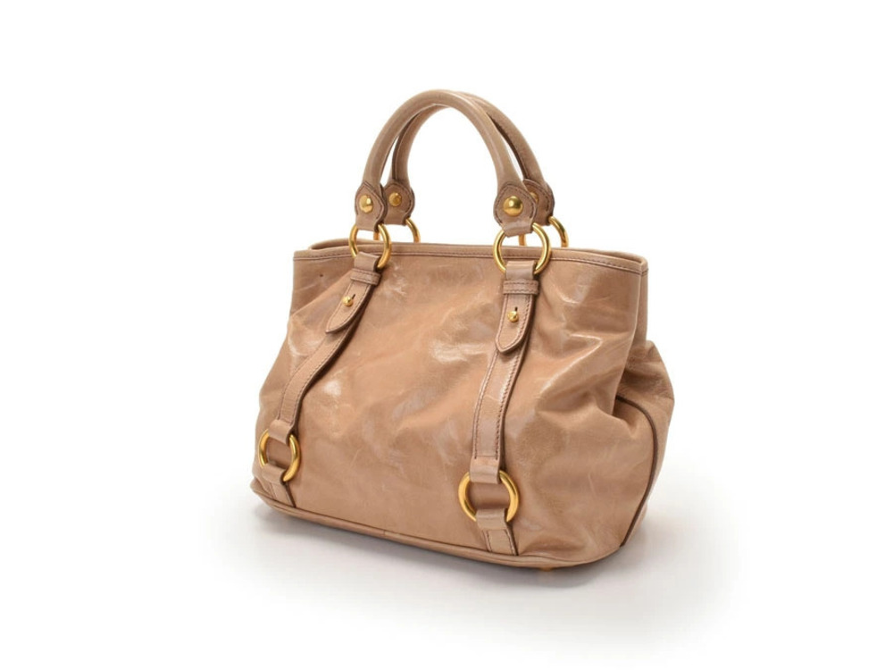 Miu Miu Brown handbag Camel leather